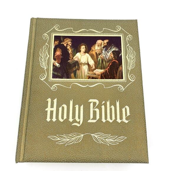 Copyright 1971 Ornate Holy Bible King James Master Reference Heirloom Edition - Picture 1 of 16